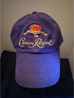 Crown Royal Adjustable Cotton Hat /Cap One Size Purple Jazz 2004